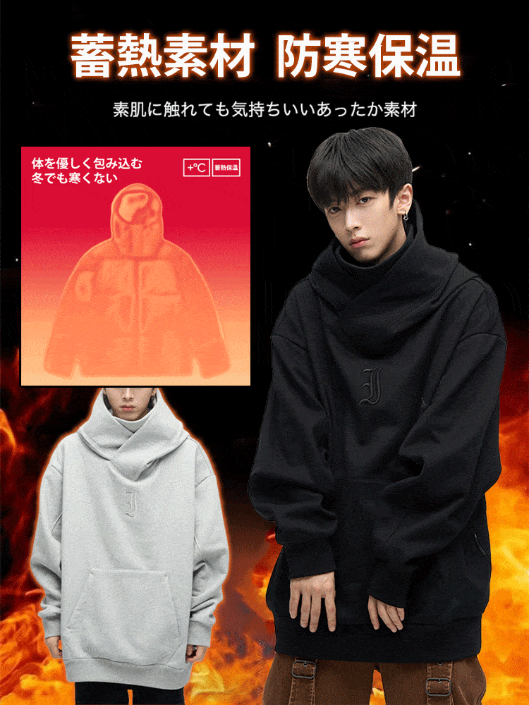 パンク系パーカー